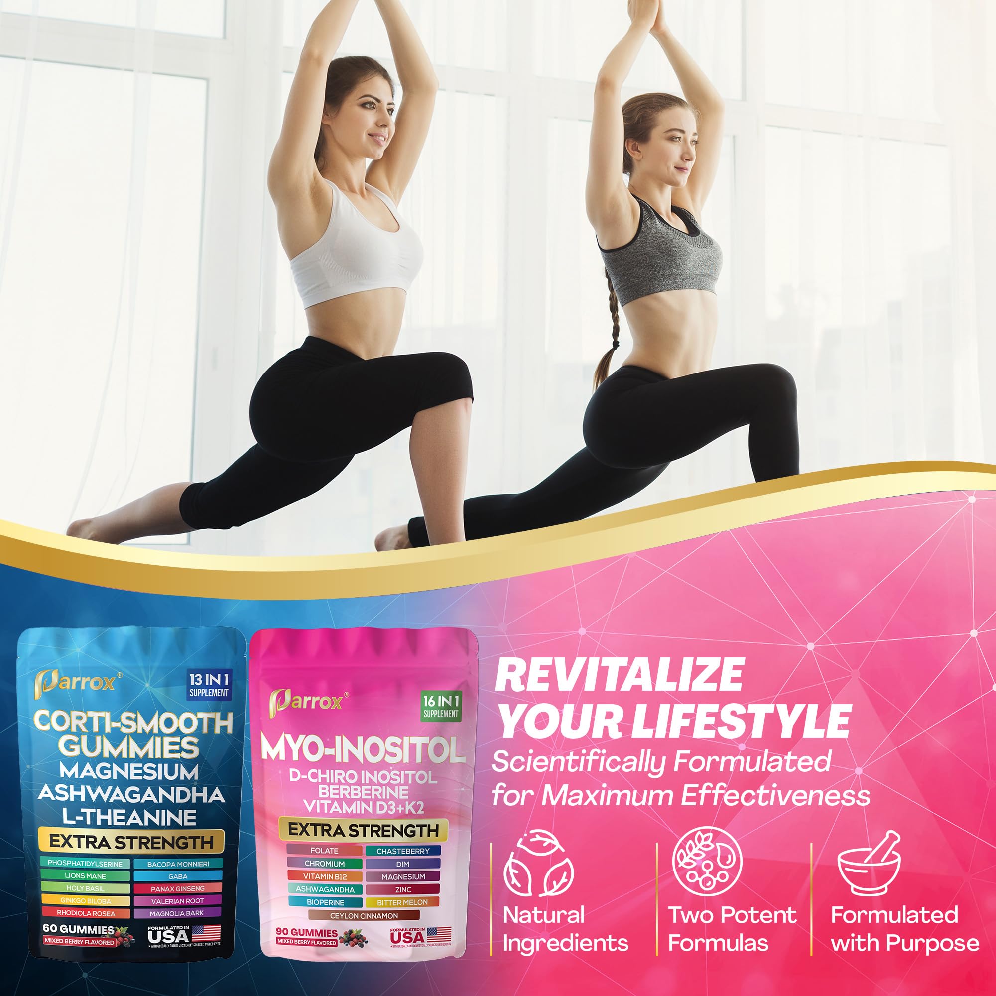 Parrox Complete Wellness Bundle nutritional information
