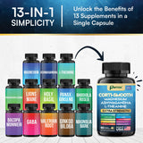 Parrox Corti-Smooth capsules on a wooden table