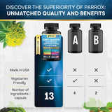 Parrox Corti-Smooth supplement bottle side view