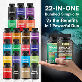 Parrox Dynamic Vitality Bundle with ingredients list