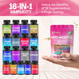 Parrox Myo Inositol Gummies close-up of gummy texture