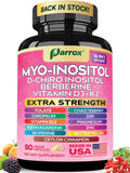 Parrox Myo Inositol Supplement bottle front view