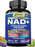 Parrox NAD+ Supplement Blend 10-in-1 front view packaging