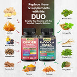 Parrox rhodiola blend bottle side view