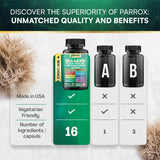 Parrox Sea Moss Capsules 16-in-1 with Black Seed Oil and Turmeric