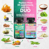 Parrox Sea Moss & Collagen Duo Capsules packaging