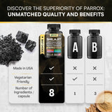 Parrox Shilajit 8-in-1 Supplement Capsules side view