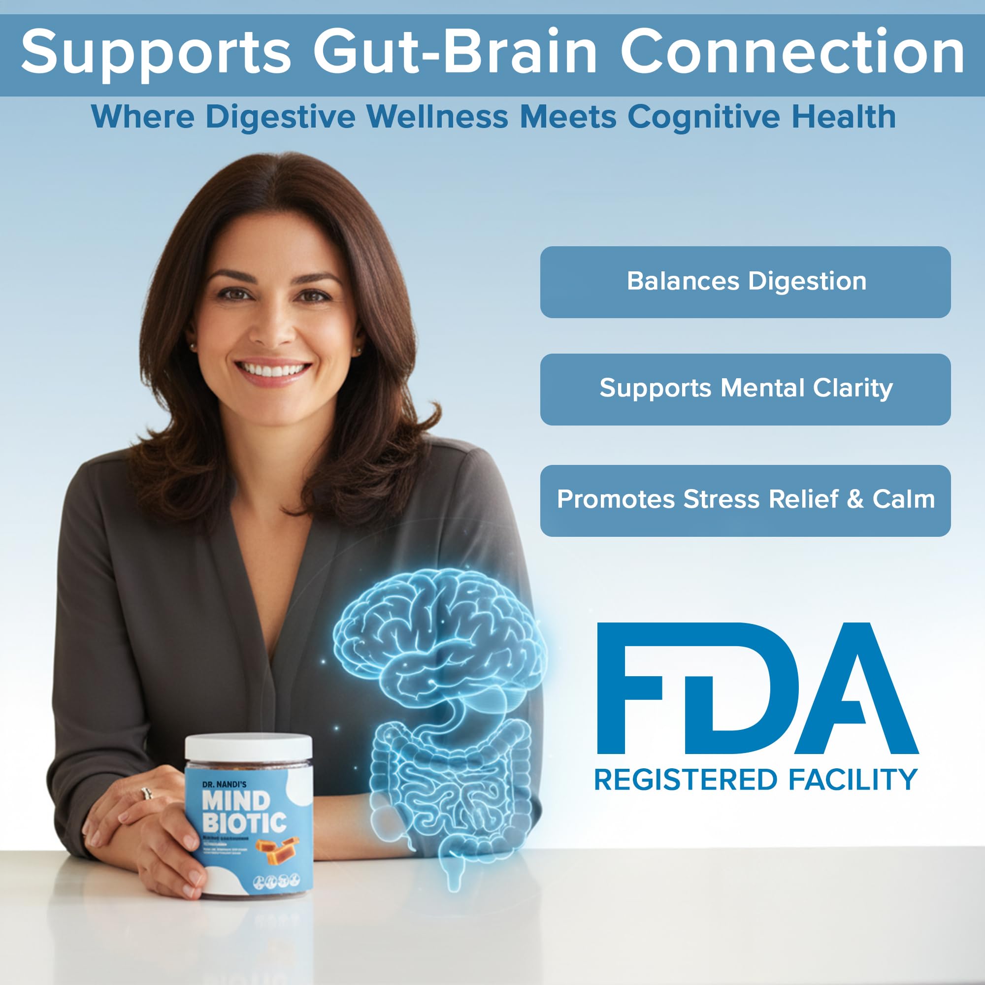 Partha Nandi, MD MindBiotic Ashwagandha Chews 300mg nutritional information