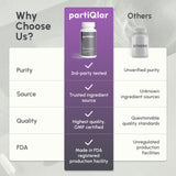 partiQlar Resveratrol packaging details