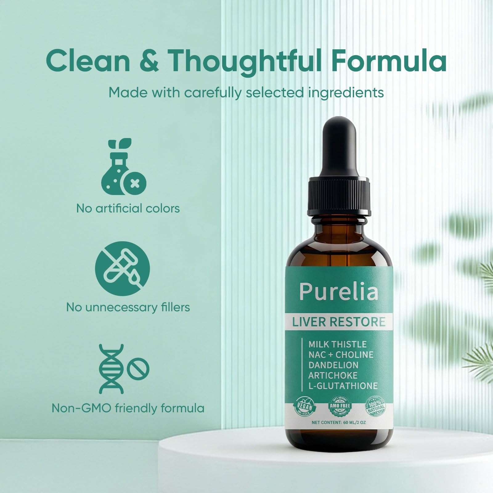 PARWENE Milk Thistle Liquid Supplement 60ml ingredients list