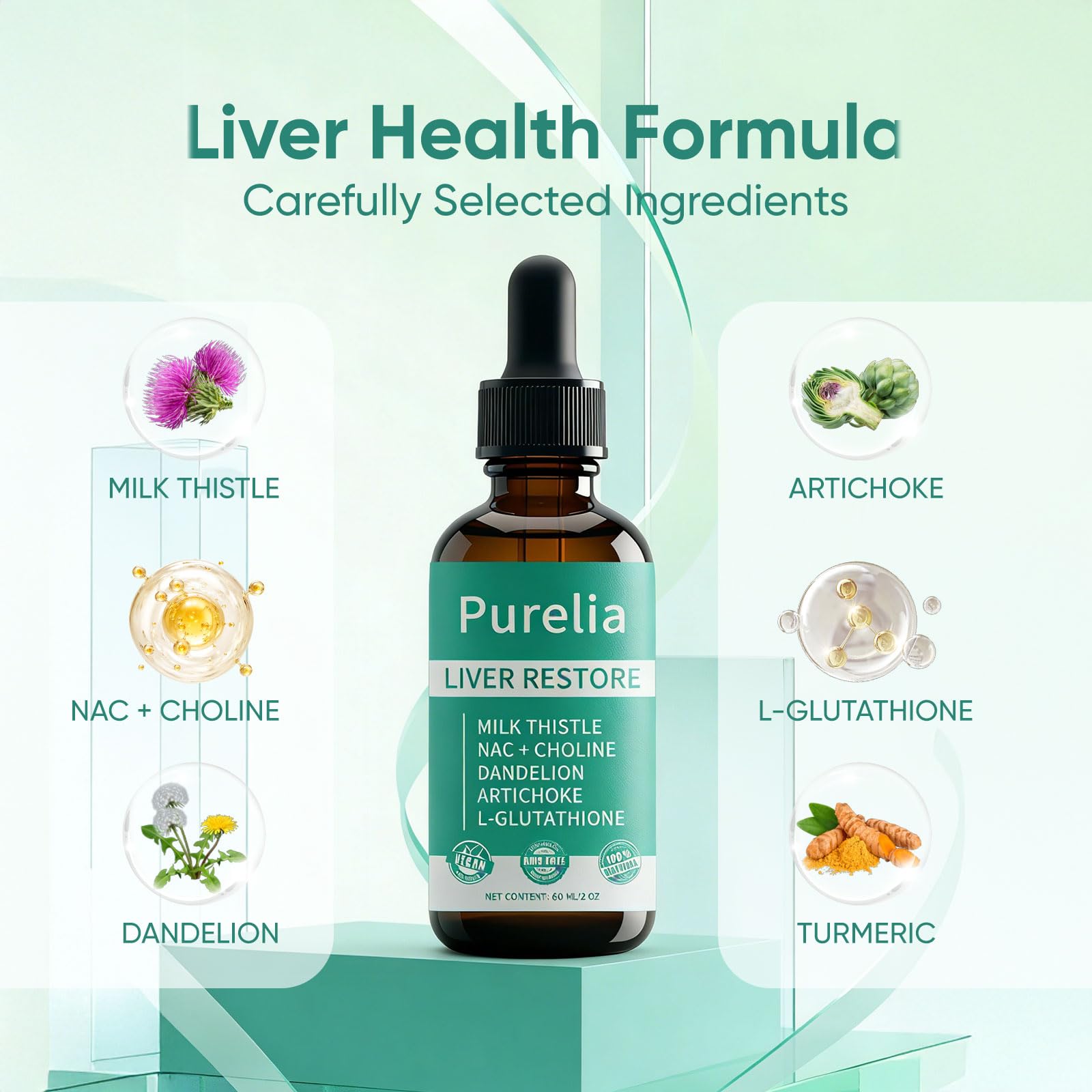 PARWENE Milk Thistle Liquid Supplement 60ml packaging