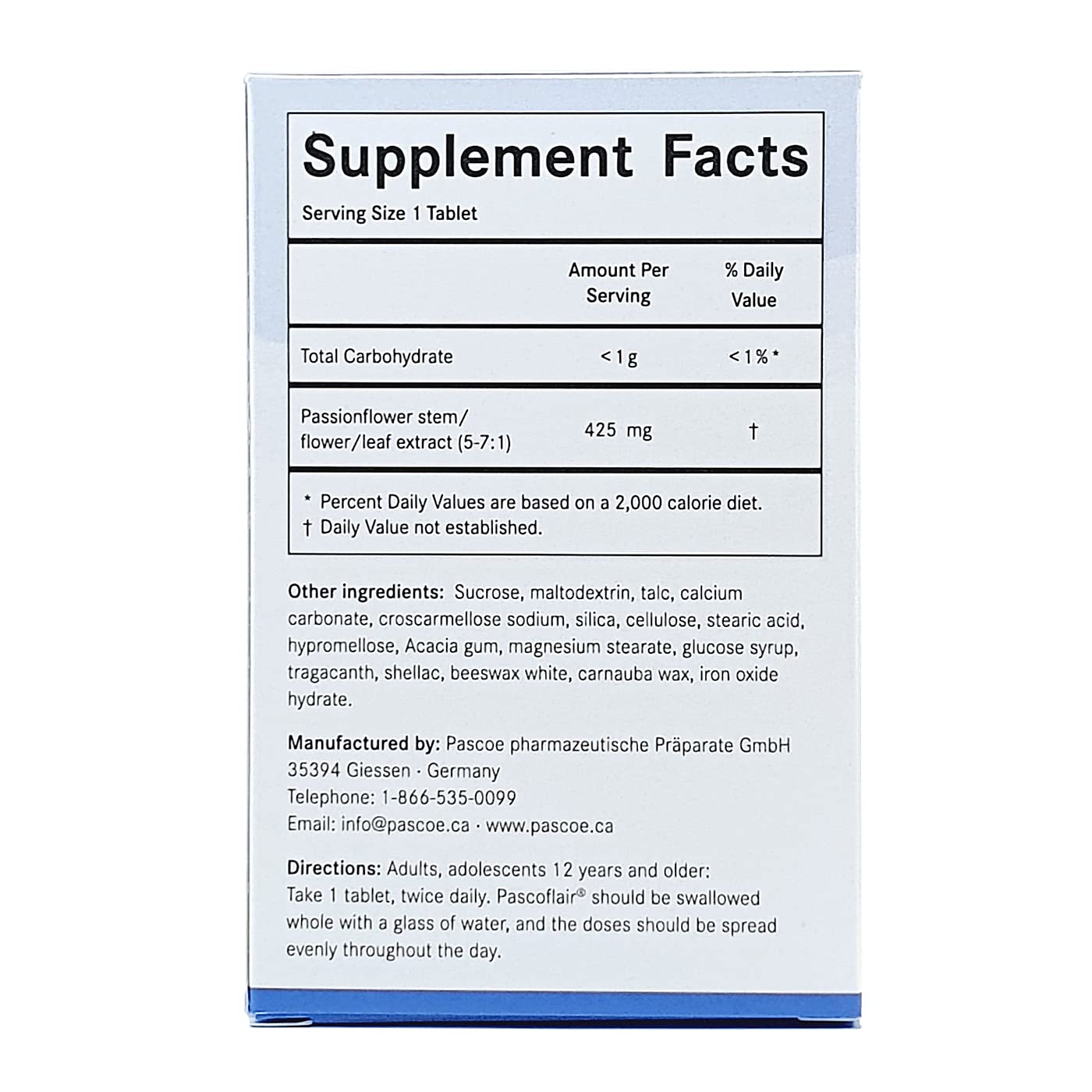 Pascoe Pascoflair Sleep Supplement tablet close-up