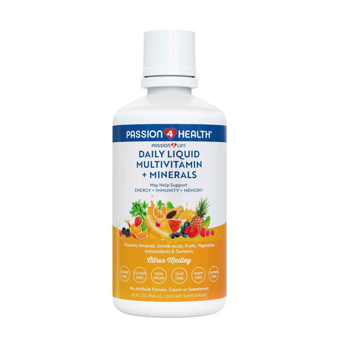 Passion 4 Life Liquid Multivitamin bottle front view