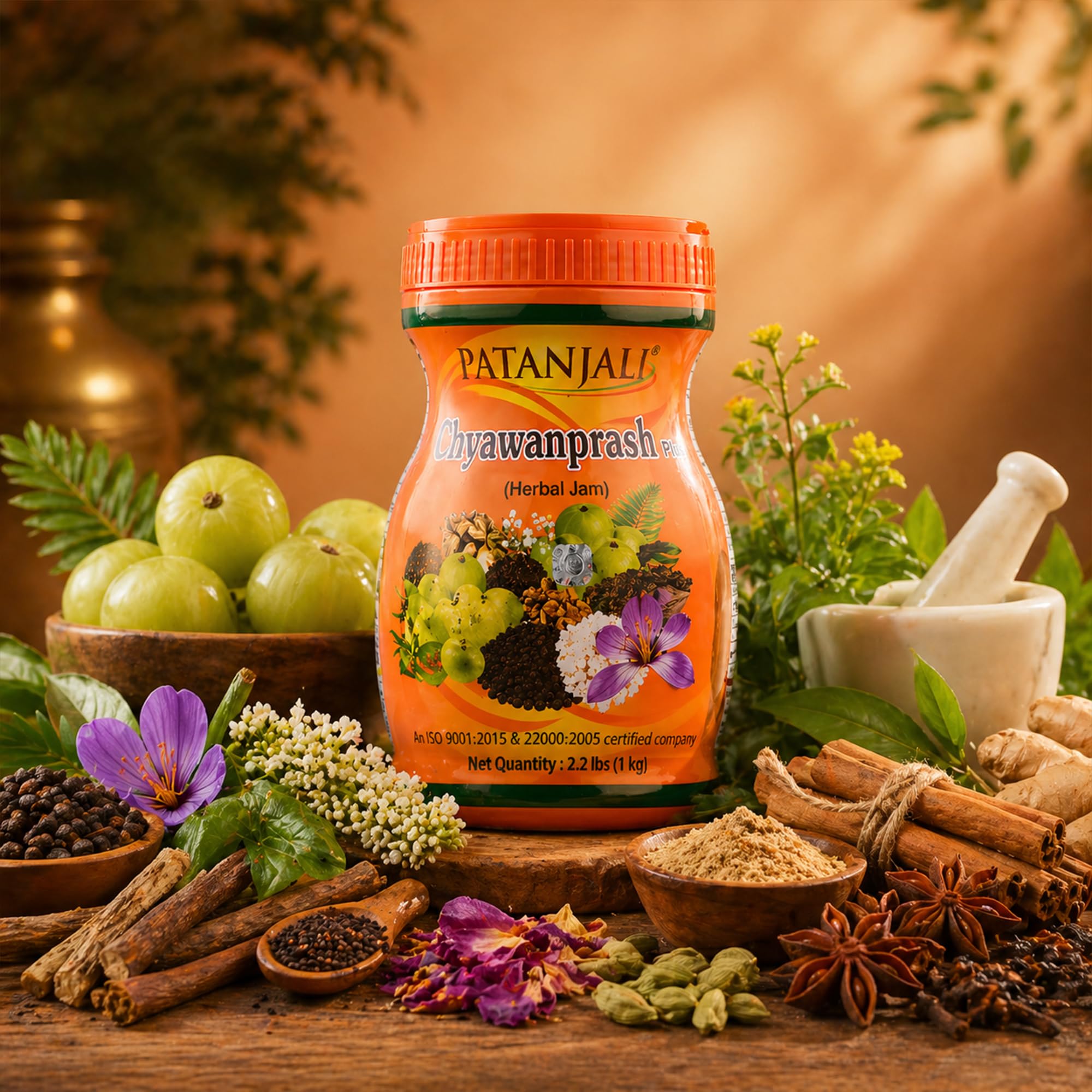 Patanjali Multivitamin Supplement 1002g natural ingredients
