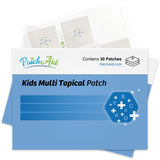 Patch Aid Kids Multi Plus Topical Patch with Omega-3 packaging front view