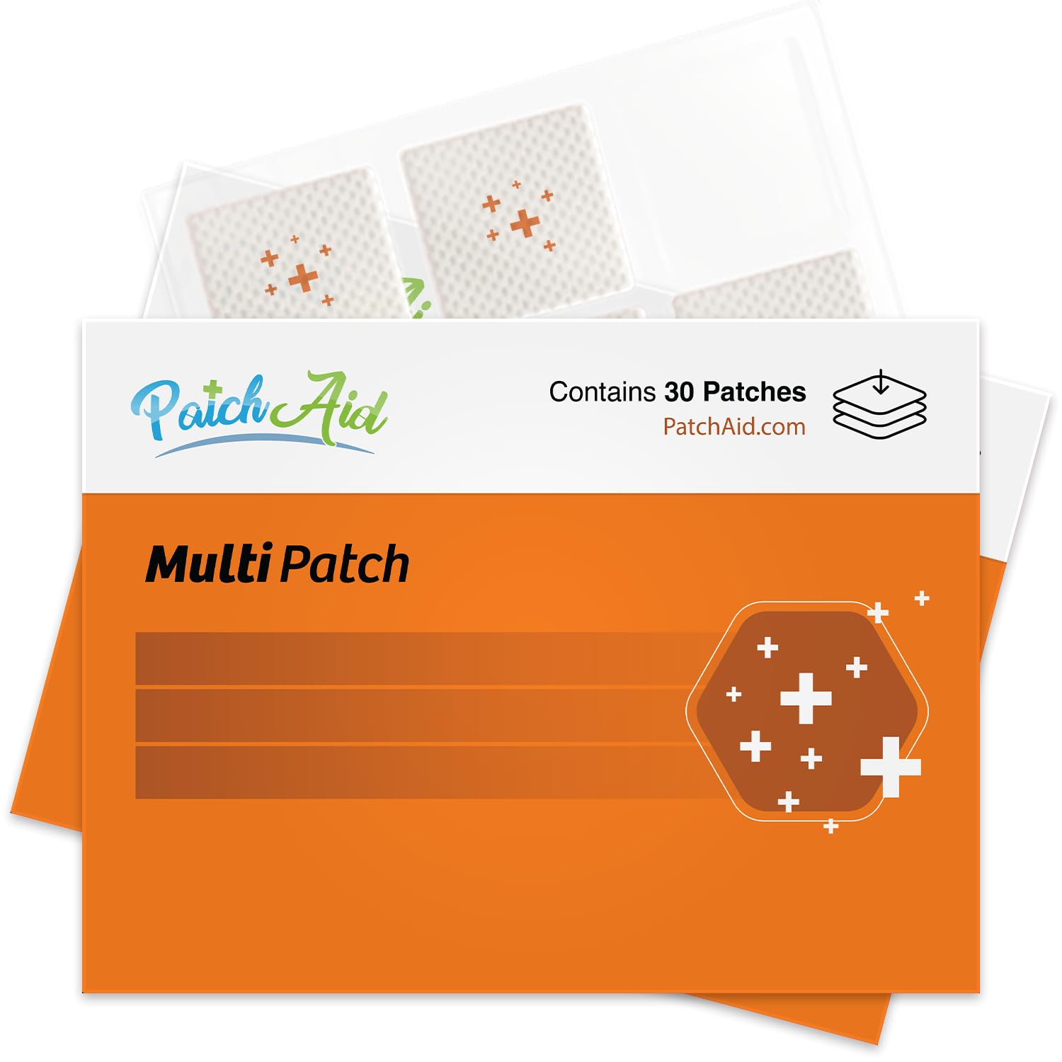 Patch Aid Multivitamin Patches front view packaging