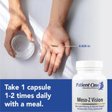 Patient One Carotenoid Complex 20mg Lutein Supplement capsule close-up