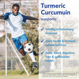 Patient One Turmeric Complex 100g capsules on a wooden surface
