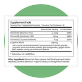 Pattern Wellness B-Complex supplement capsules in a bowl