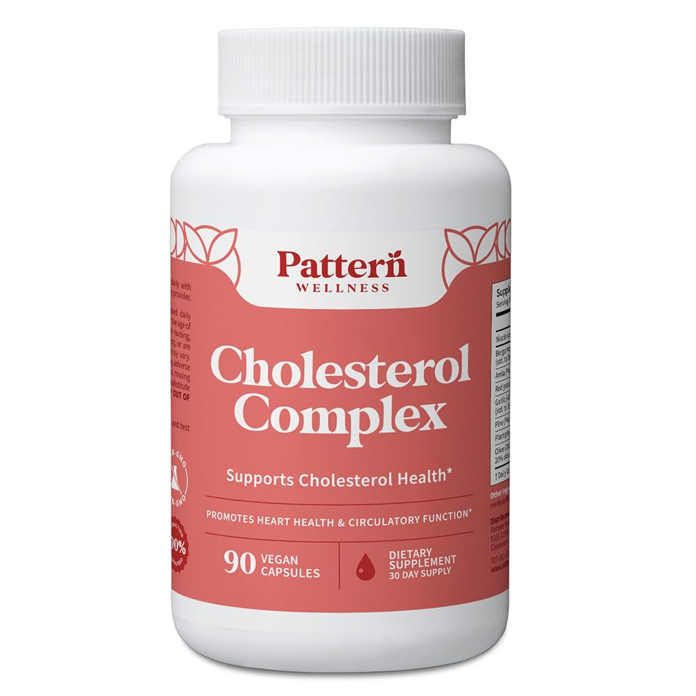 Pattern Wellness Cholesterol Complex 60 capsules front view