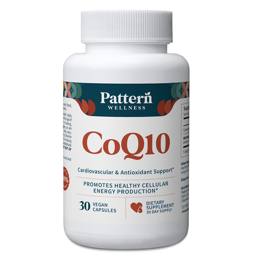Pattern Wellness CoQ10 Supplement 28g front view