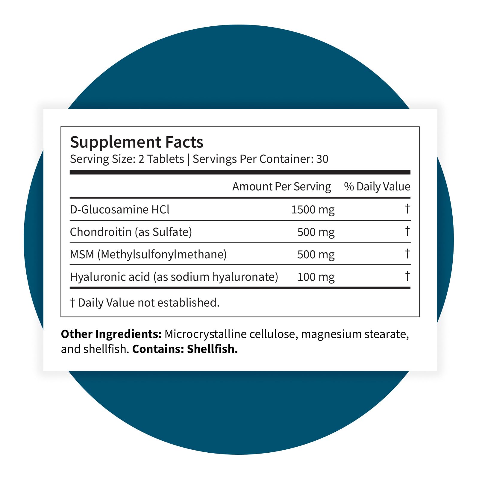 Pattern Wellness Glucosamine Chondroitin Complex with measuring spoon