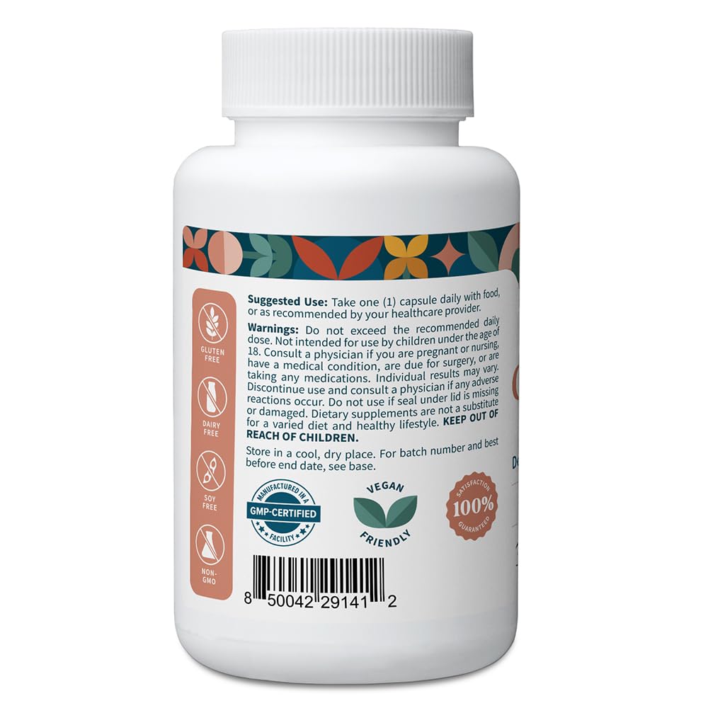 Pattern Wellness Glutathione & Vitamin C Capsules side view