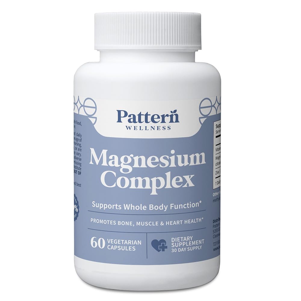 Pattern Wellness Magnesium Complex 90 Capsules front view