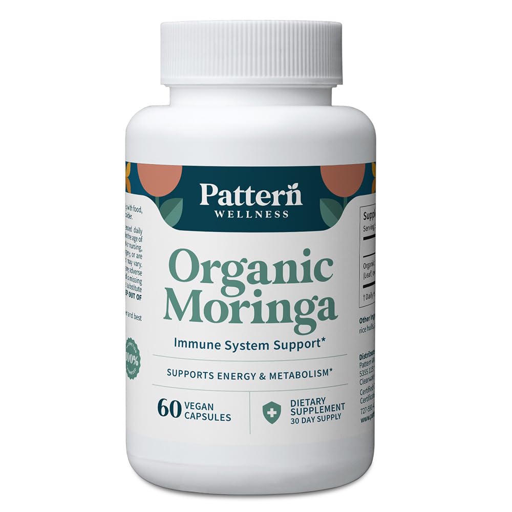 Pattern Wellness Moringa Oleifera Capsules front view