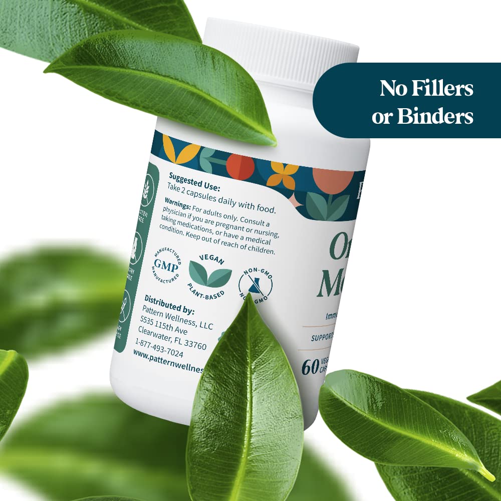 Pattern Wellness Moringa Oleifera Capsules with organic ingredients