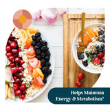 Pattern Wellness Multivitamins displayed with fresh fruits