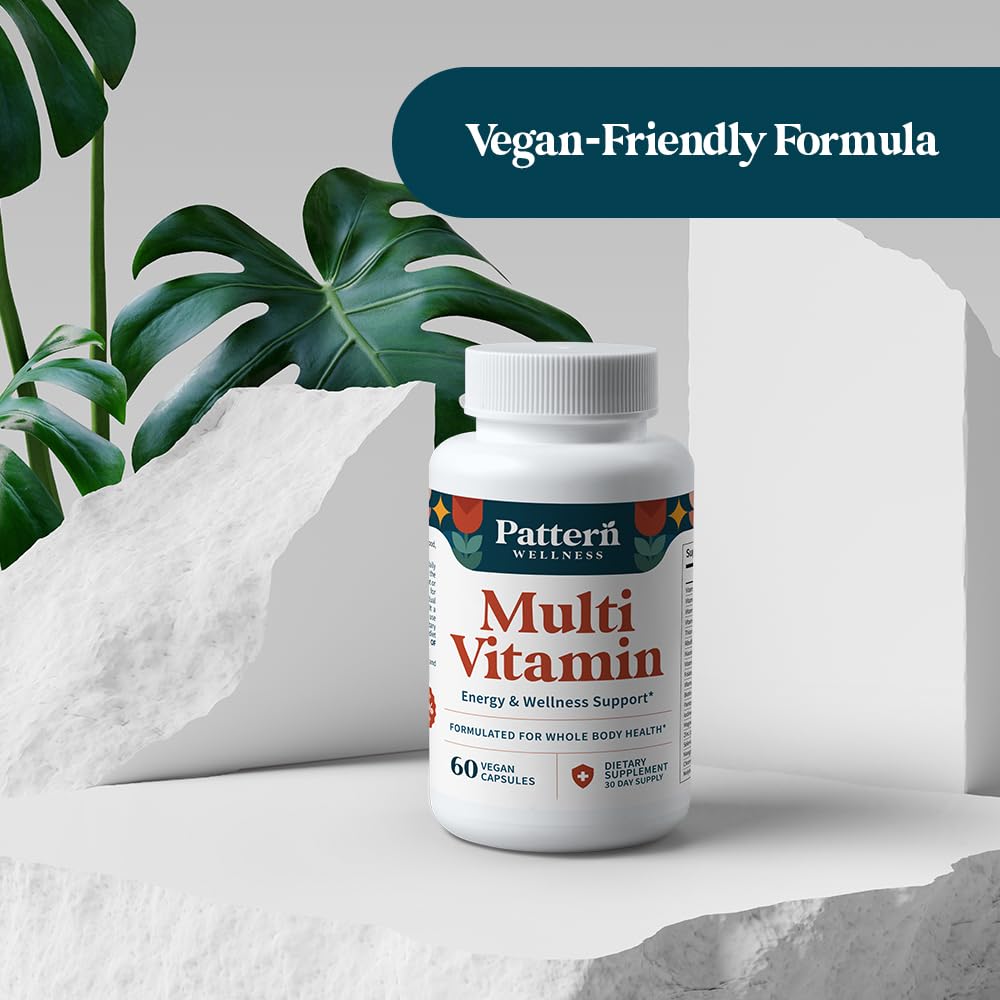 Pattern Wellness Multivitamins packaging and product details