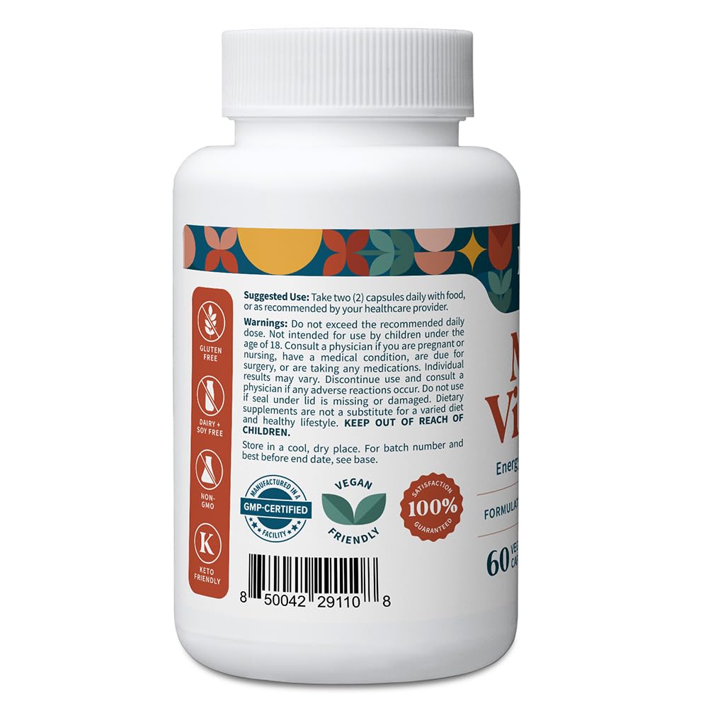 Pattern Wellness Multivitamins side view showing label details