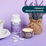 Pattern Wellness Sleep Complex Capsules in a lifestyle setting