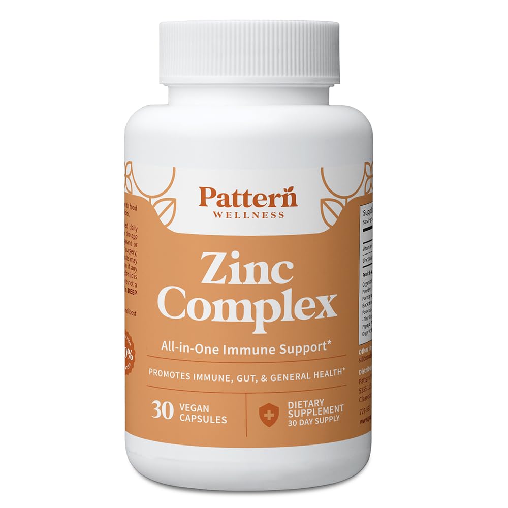 Pattern Wellness Zinc Complex 50g front view with packaging