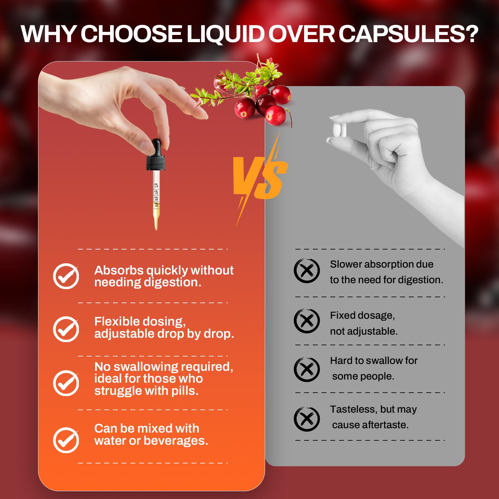 Pavintrix Cranberry & Chanca Piedra Complex 300mg ingredients list