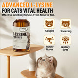 Paw & Purr Liquid L-Lysine Supplement for Cats dropper