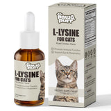 Paw & Purr Liquid L-Lysine Supplement for Cats front view