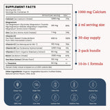 PAYAOCZ Calcium Magnesium Zinc Liquid Supplement packaging side view