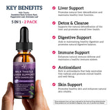 PAYAOCZ Organic Milk Thistle Extract Drops back view