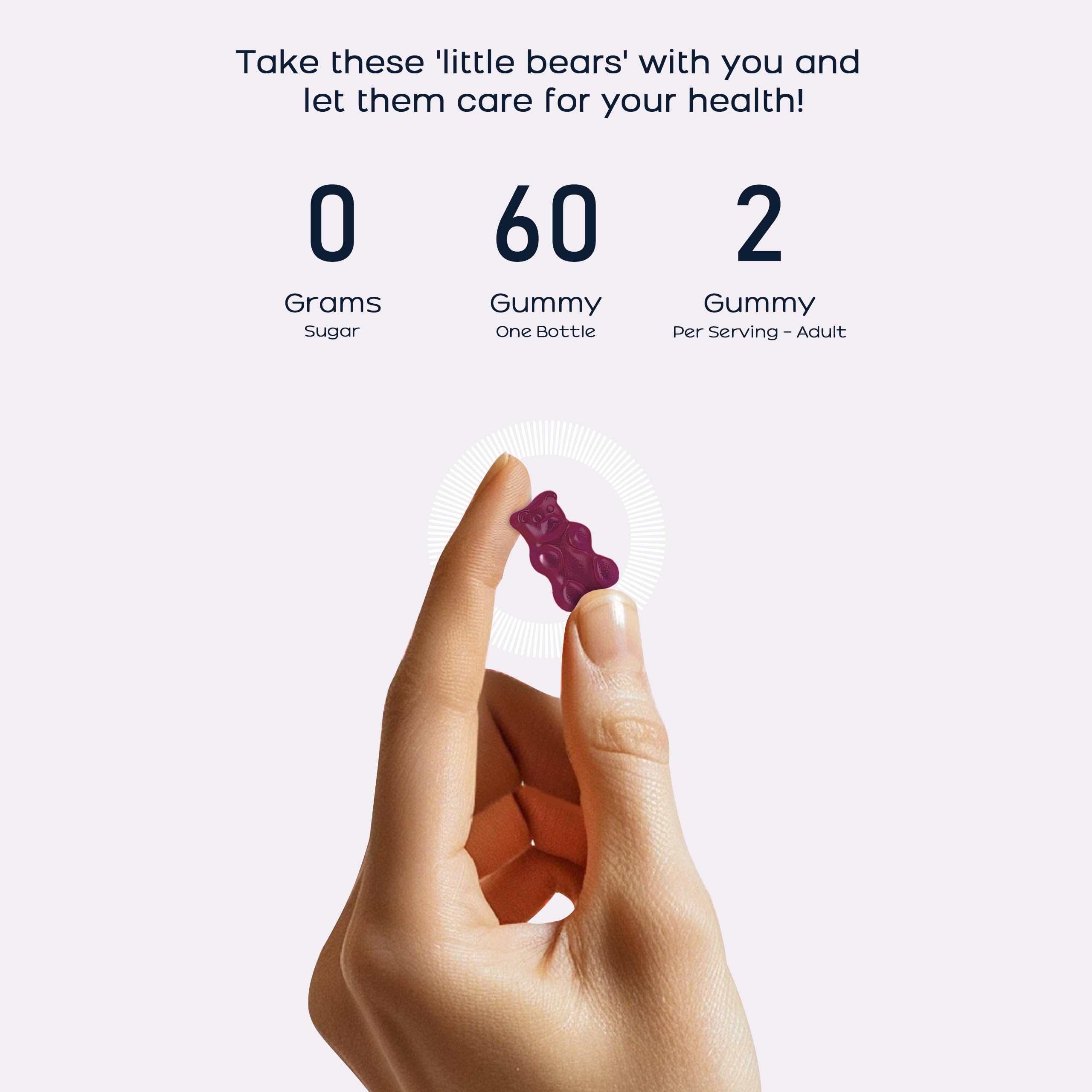 PAYAOCZ Organic Quercetin Gummies Blueberry packaging