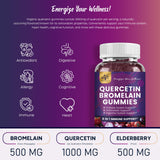 PAYAOCZ Organic Quercetin Gummies packaging side view