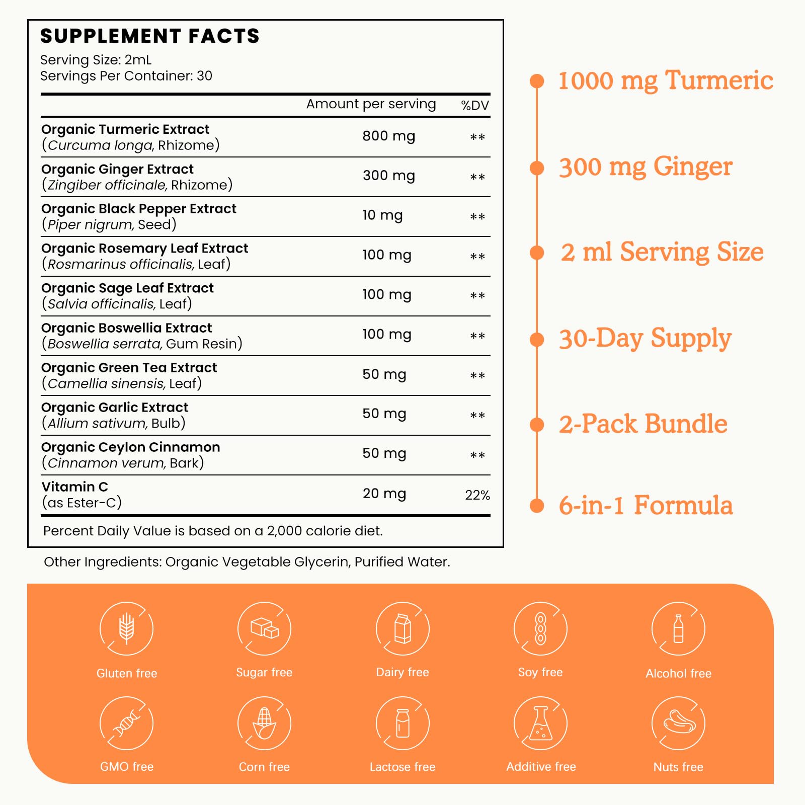 PAYAOCZ turmeric liquid drops on wooden table