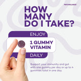 PAYÉ Elderberry Gummies packaging with ingredients list