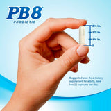 PB 8 Acidophilus Probiotic Capsules lifestyle scene with healthy foods