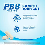 PB 8 Acidophilus Probiotic Capsules opened bottle showing capsules