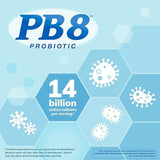 PB 8 Probiotic bottle back view