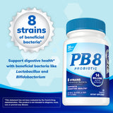PB8 Probiotic Acidophilus ingredients list on packaging
