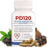 PD120 CoQ10 Supplement label with dosage instructions