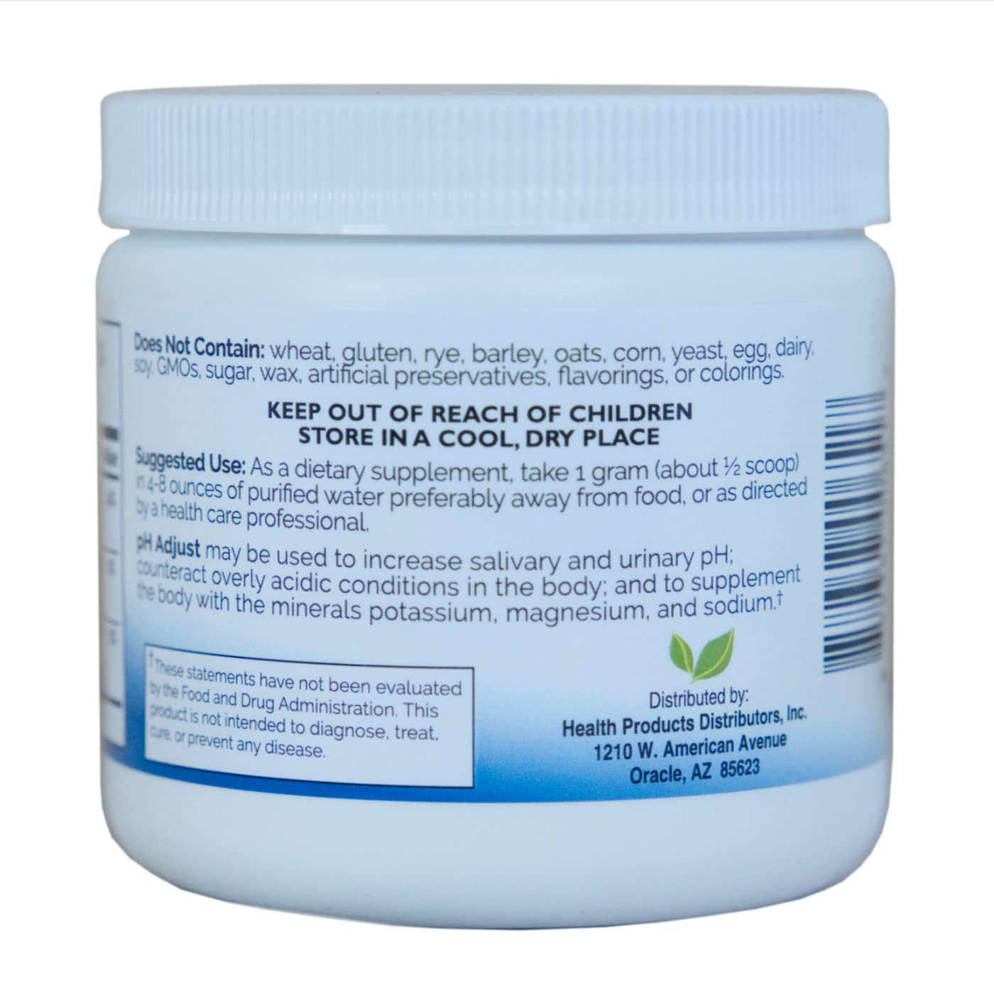 PDI Potassium Bicarbonate Powder 250g fine powder texture